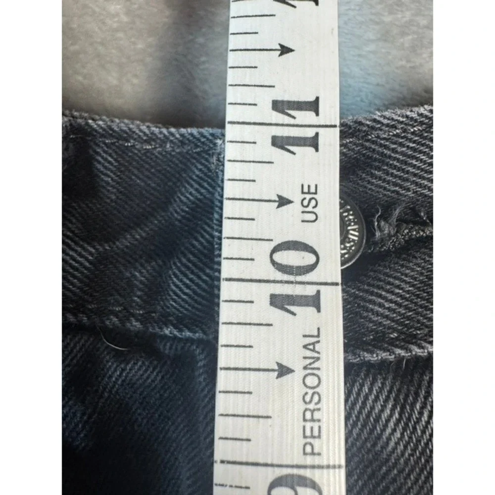 Levi's Jeans Mens 31x30 505 Regular Fit Straight Leg Faded Black Denim Pants